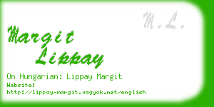 margit lippay business card